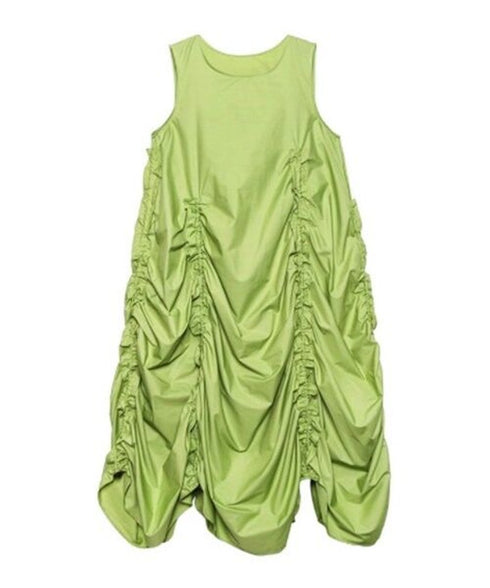 Ruched Balloon Silhouette Dress